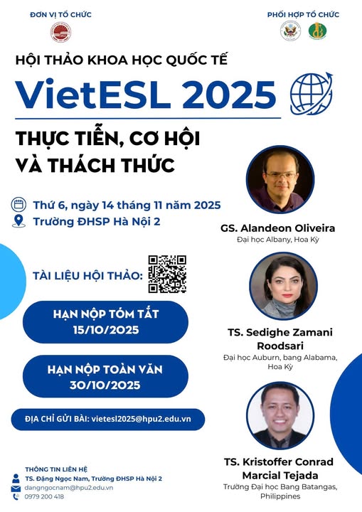 VIETESL 2025 – NƠI TRI THỨC HỘI TỤ, CƠ HỘI LAN TỎA!
